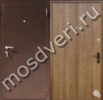 Квартирная металлическая дверь эконом класса с порошковым напылением - купить от производителя Мосдвери Квартирная металлическая дверь эконом класса с порошковым напылением